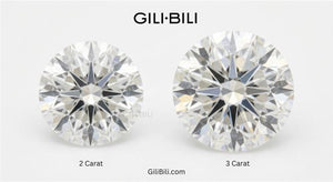 How Big Is a 2 Carat vs 3 Carat Diamond? Size in MM & On-Hand Look