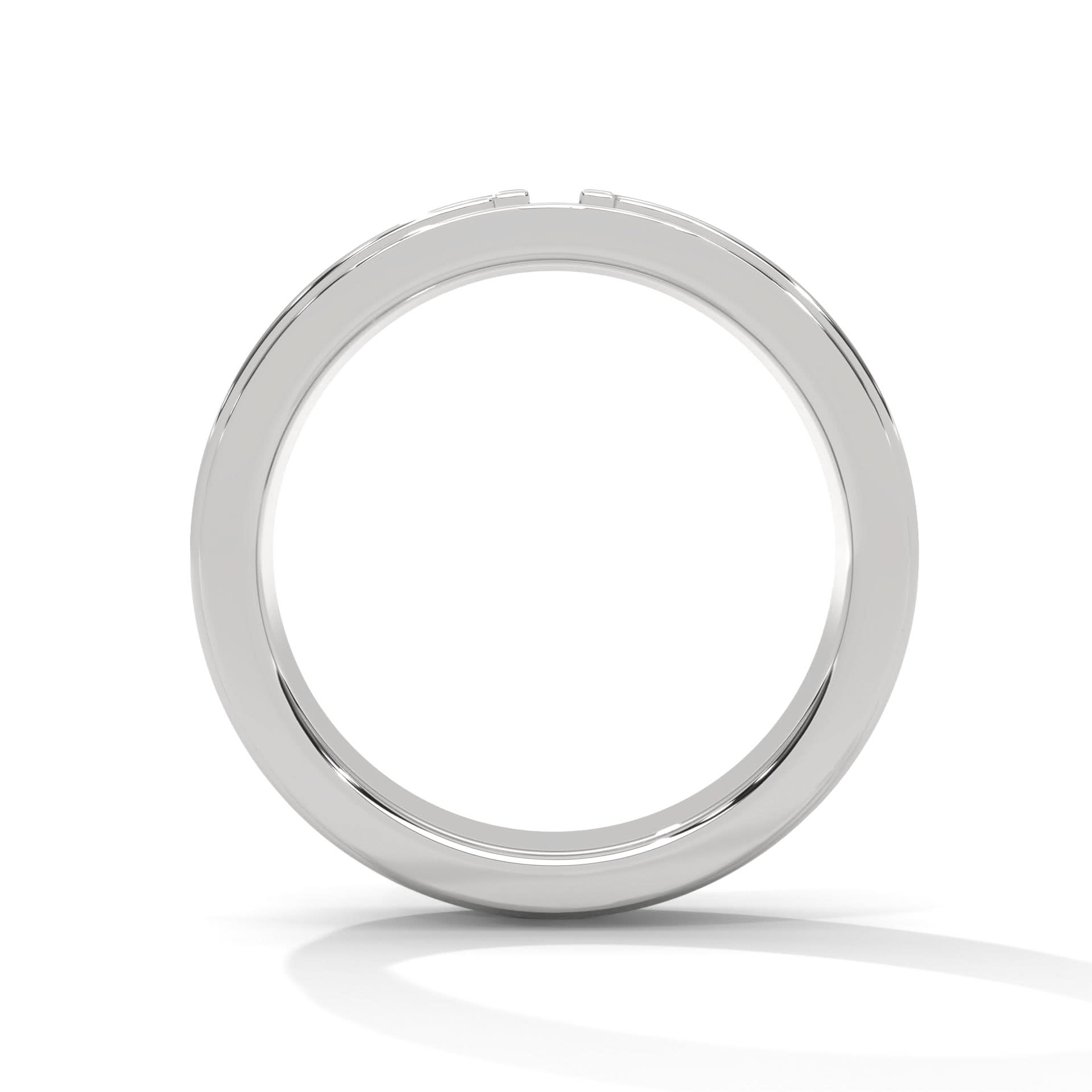 18kt dual bar ring
