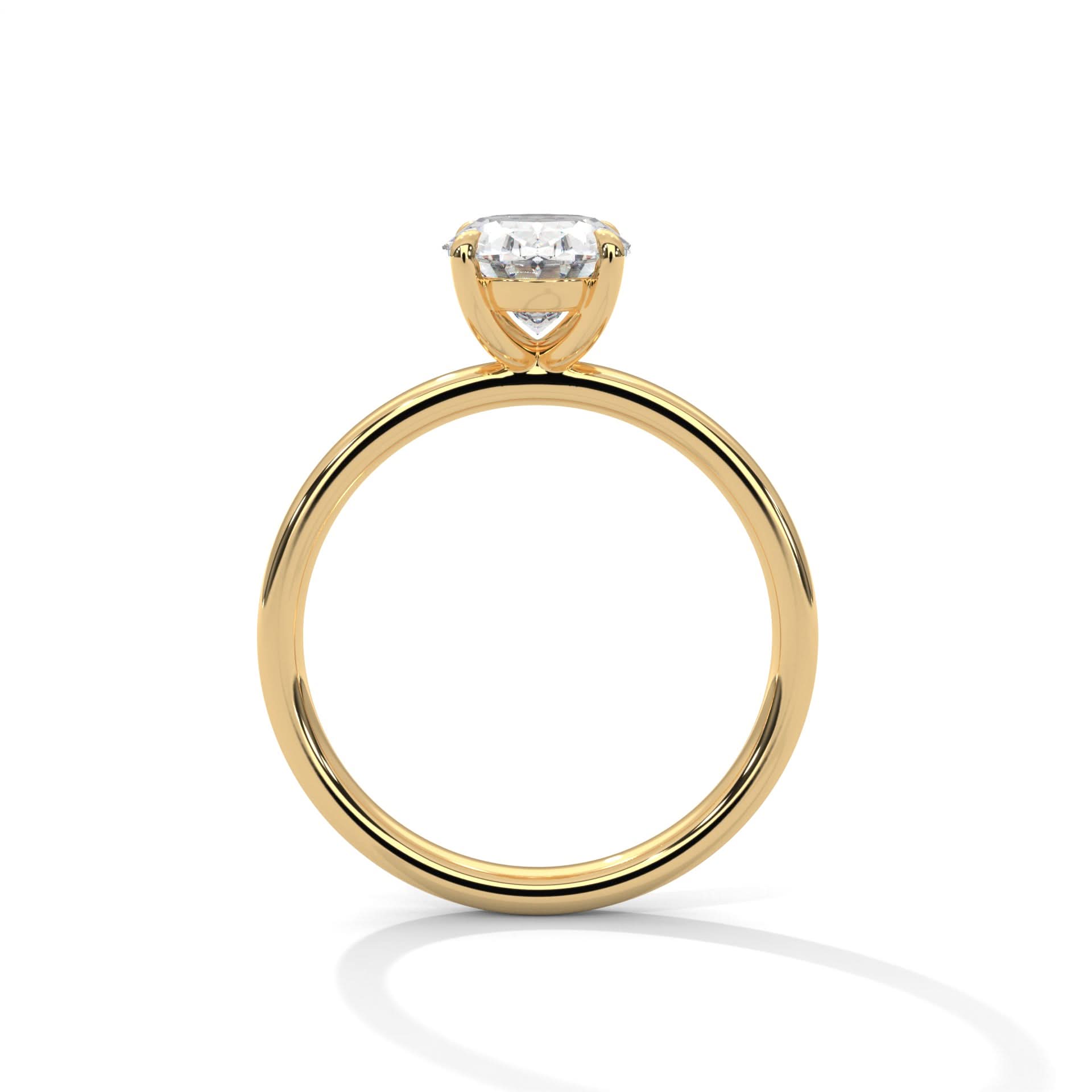 Oval lab Diamond Ring