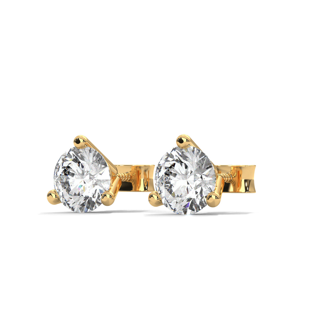 1 carat stud earring