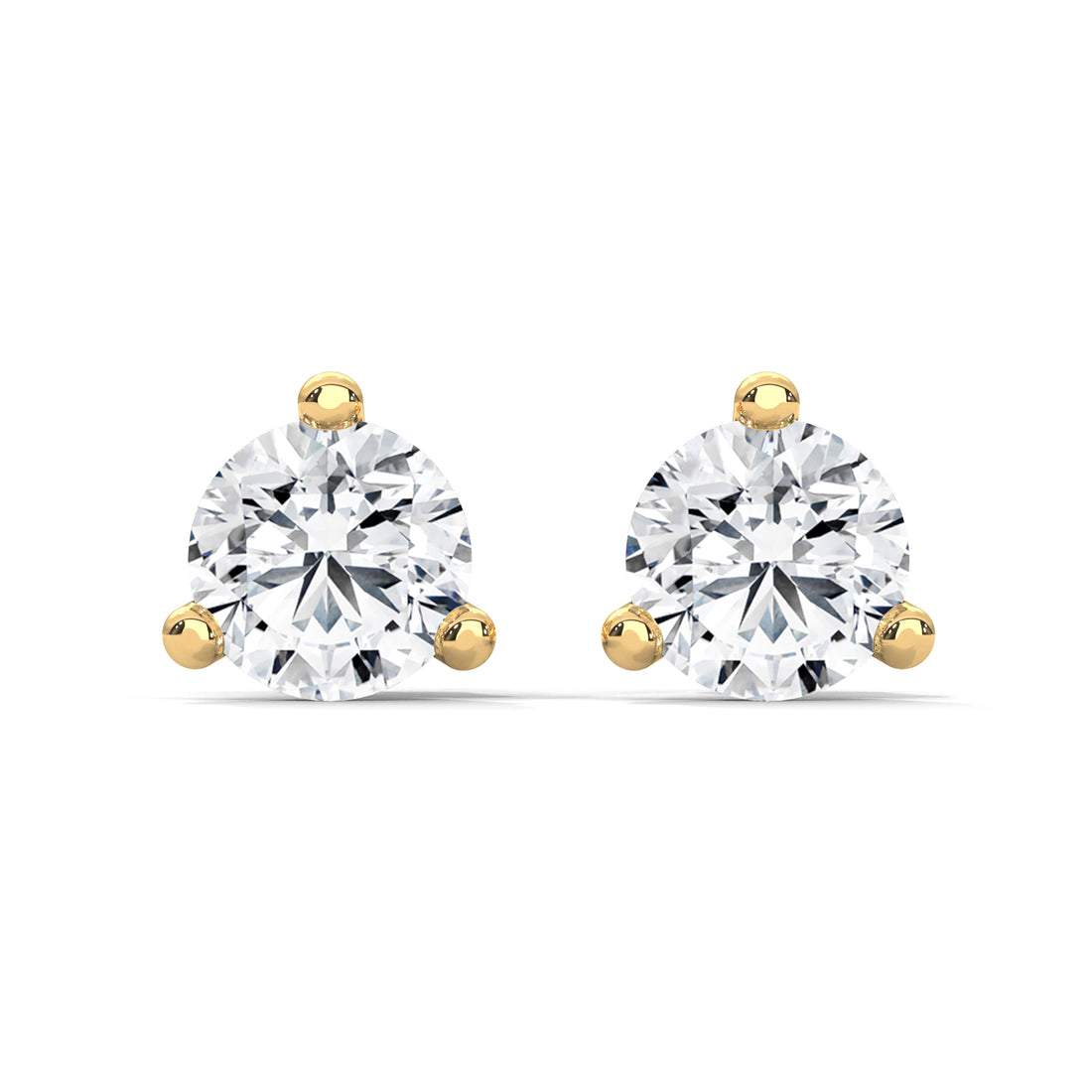 1 carat stud earring
