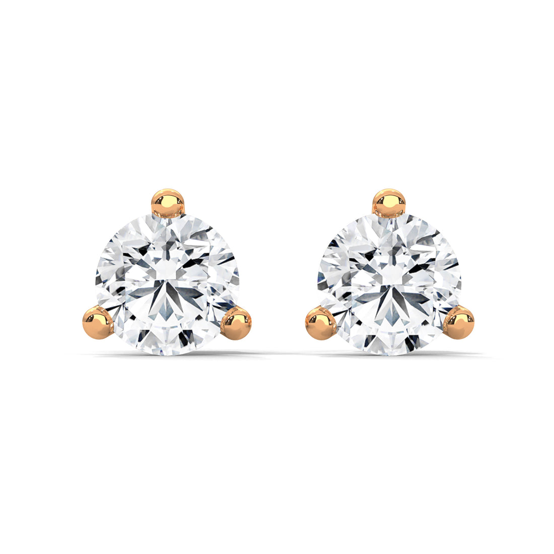1 carat stud earring 