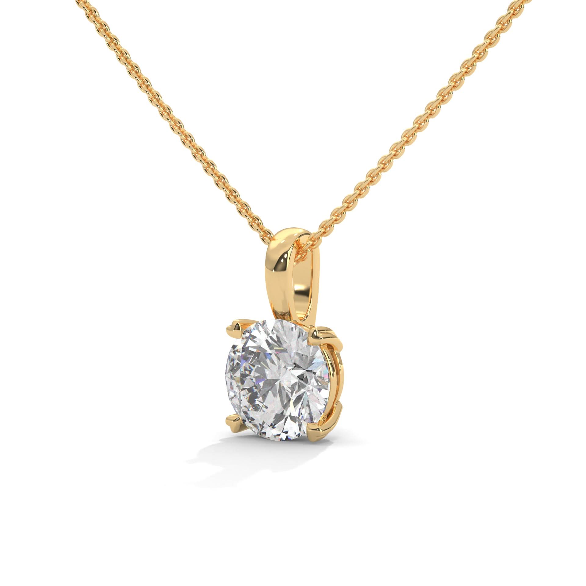 2CT lab grown diamond necklace 