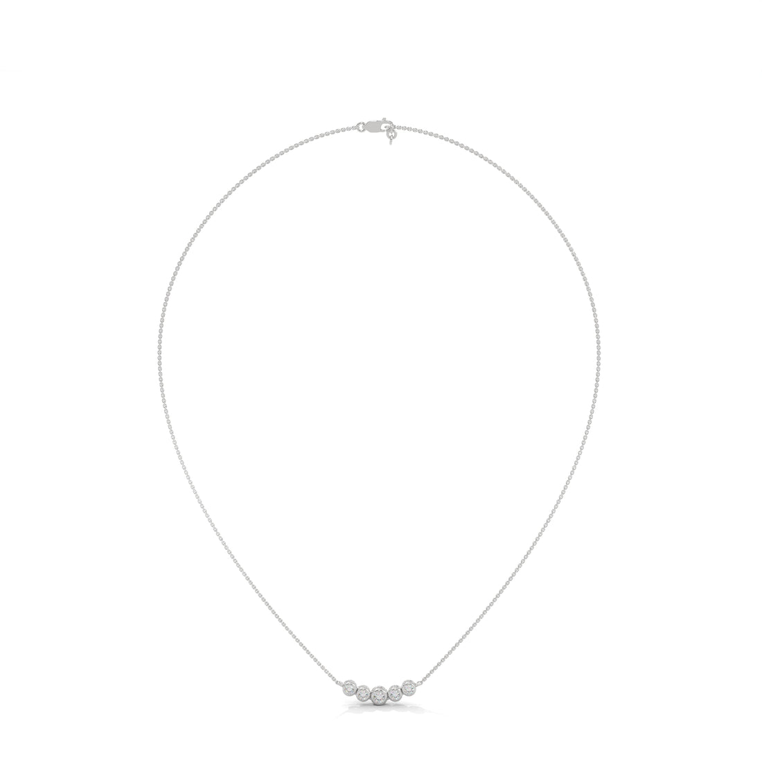 Five stone round diamond