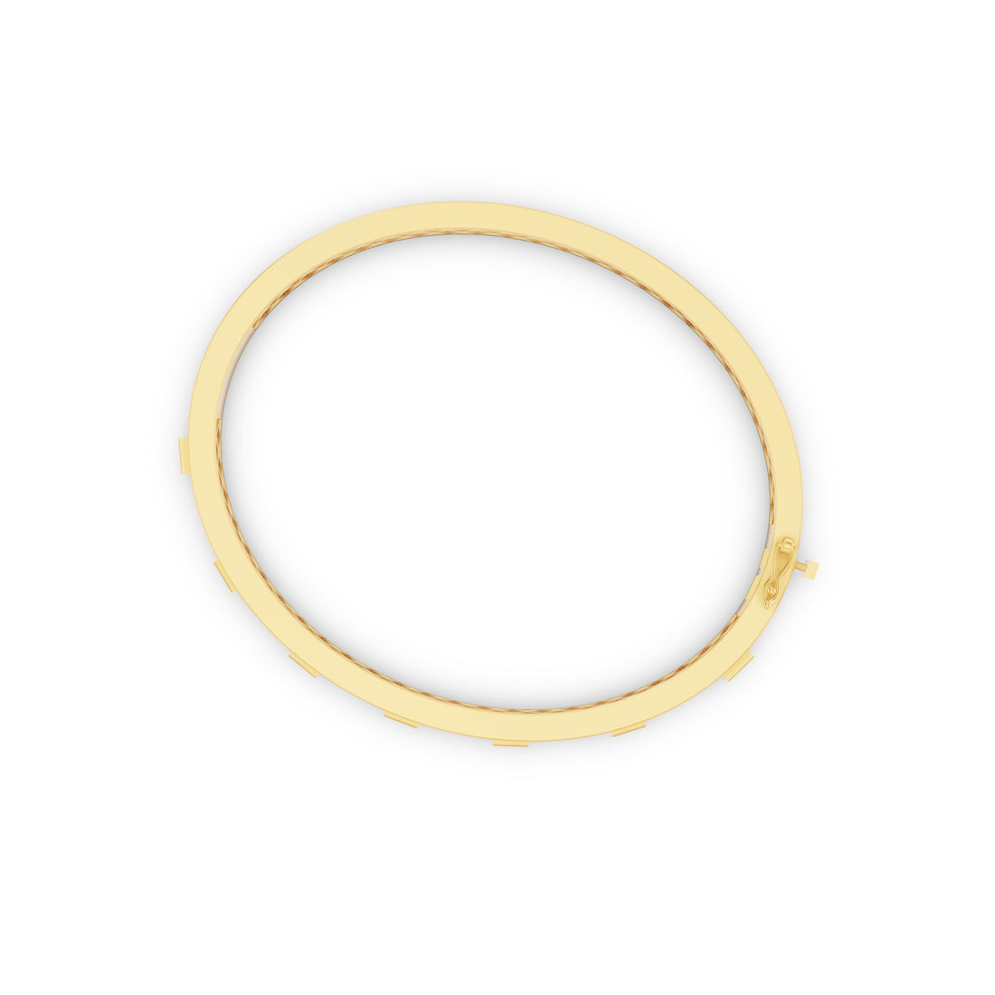 Baguette Diamond Bezel Set Bangle