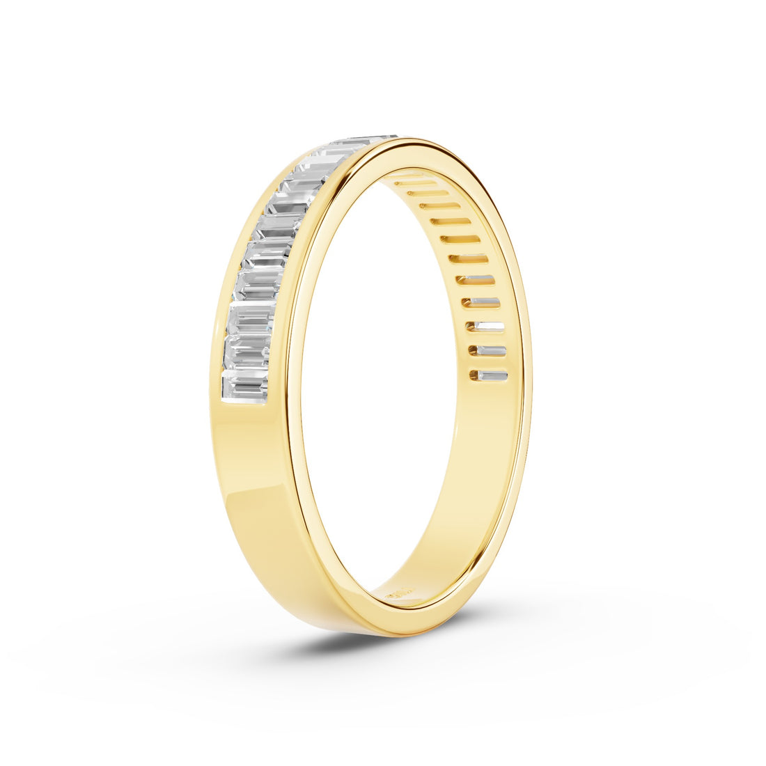 Baguette Diamond Channel Setting Anniversary Ring