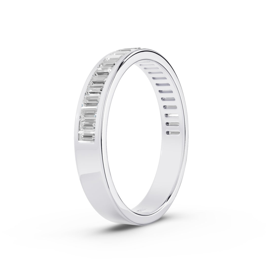 Baguette Diamond Channel Setting Anniversary Ring