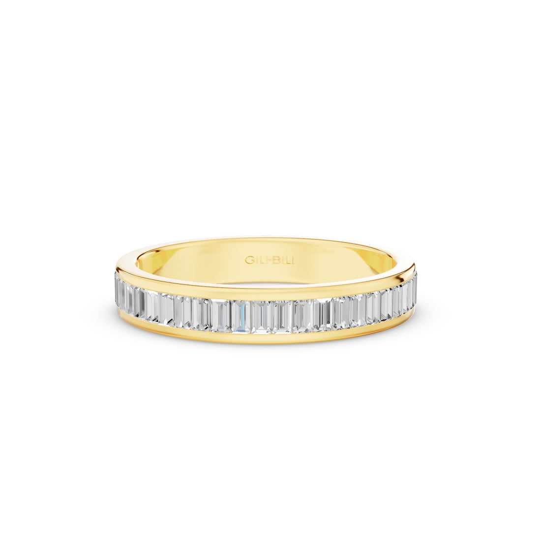Baguette Diamond Channel Setting Anniversary Ring