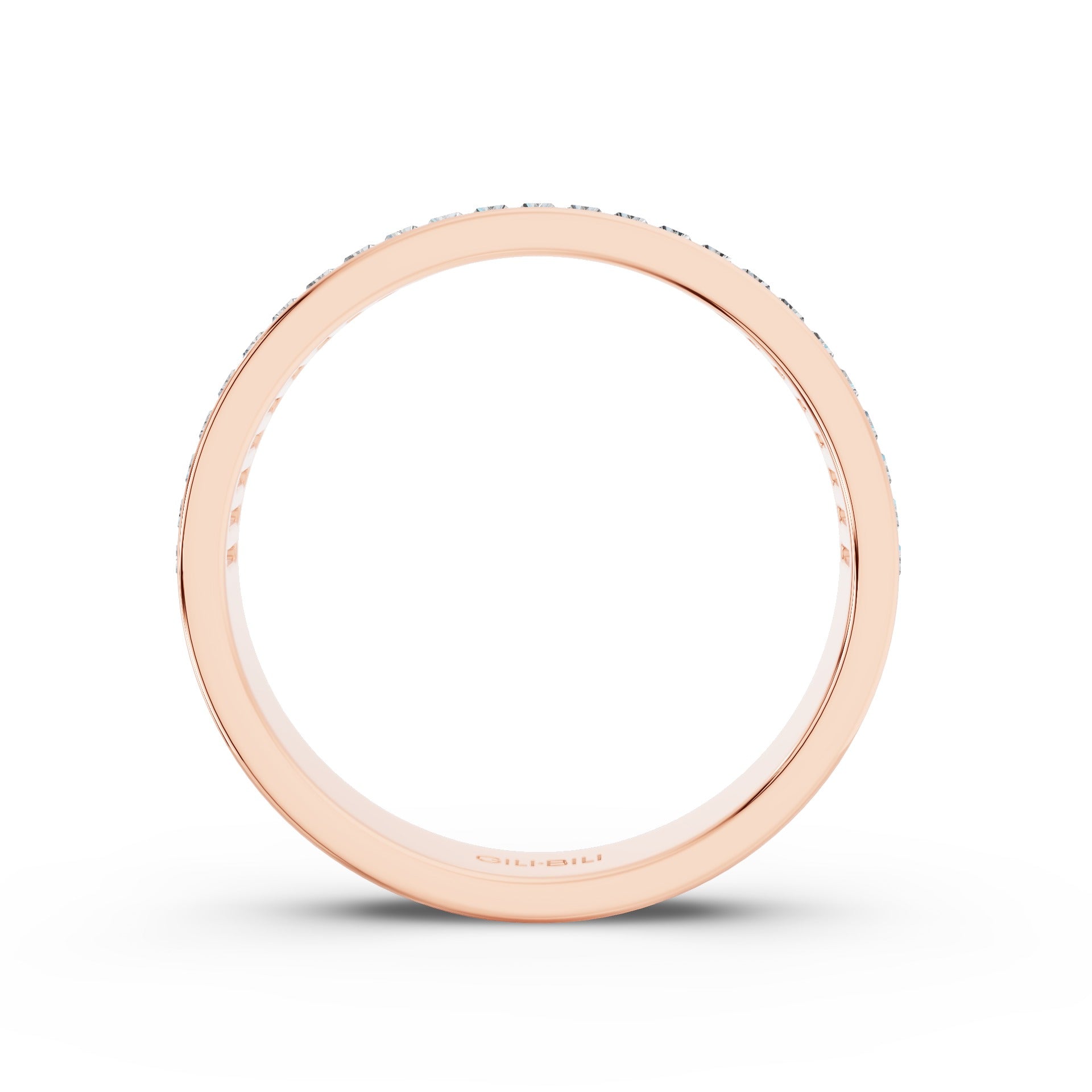 Baguette Diamond Channel Setting Anniversary Ring