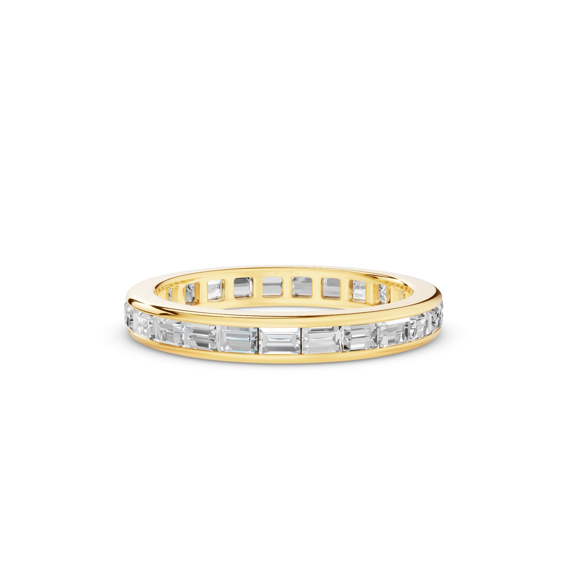 Baguette Diamond East West Setting Full Eternity Ring