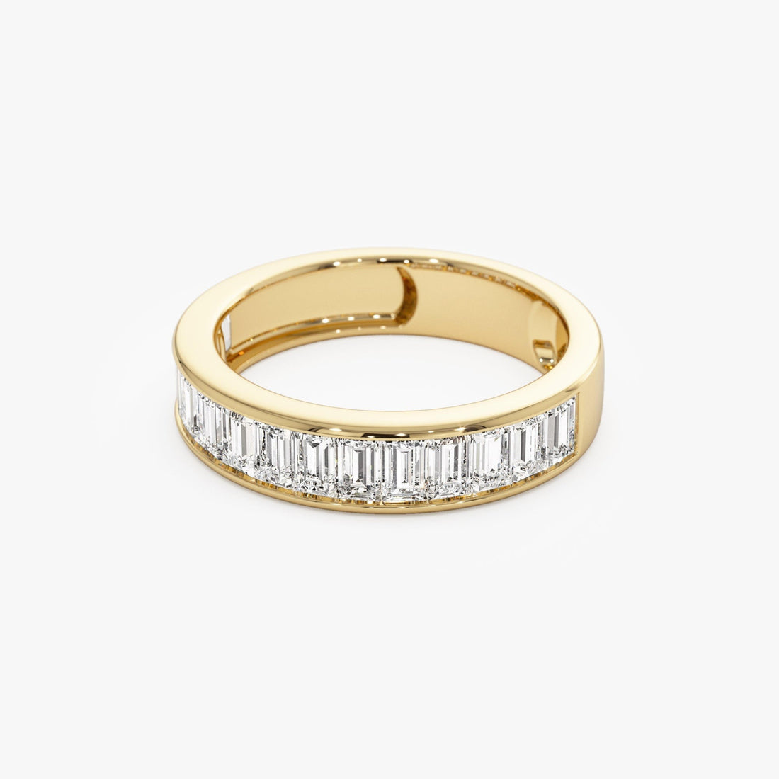 Baguette Diamond Channel Setting Anniversary Ring