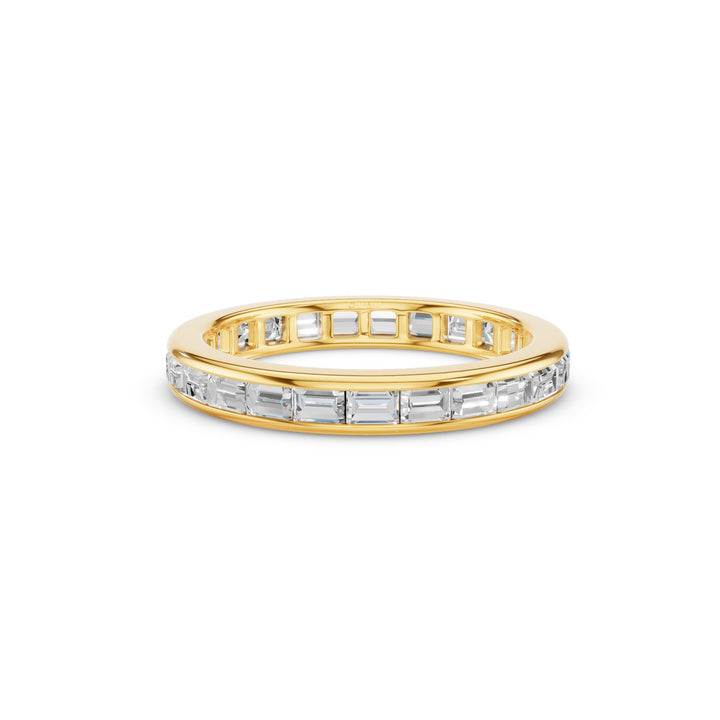 Baguette Diamond East West Setting Full Eternity Ring