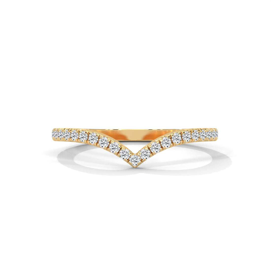 Curved band for women
