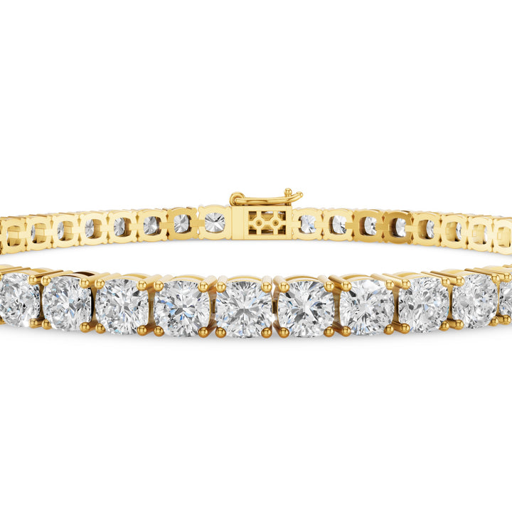 Cushion Cut Diamond Tennis Bracelet