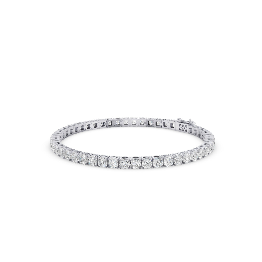 Cushion Cut Diamond Tennis Bracelet
