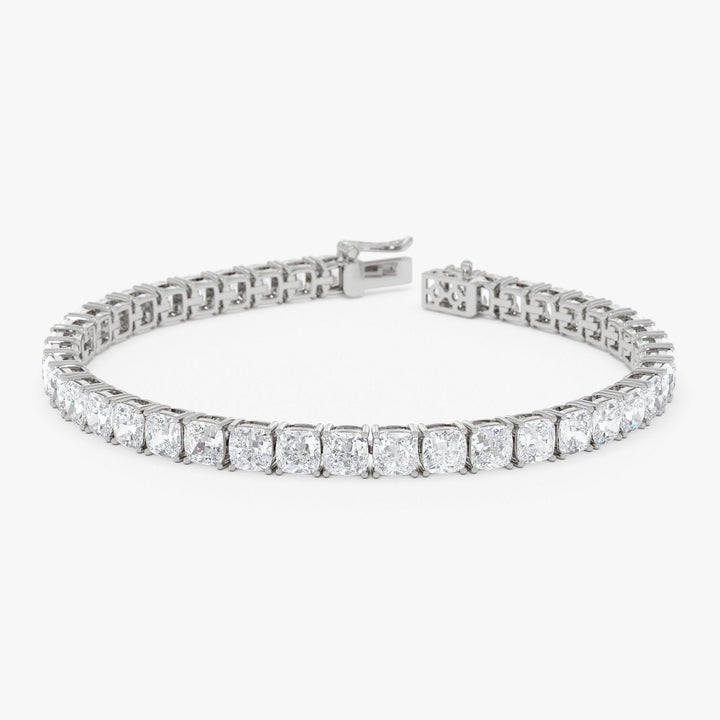 Cushion Cut Lab Grown Diamond  Tennis bracelet 