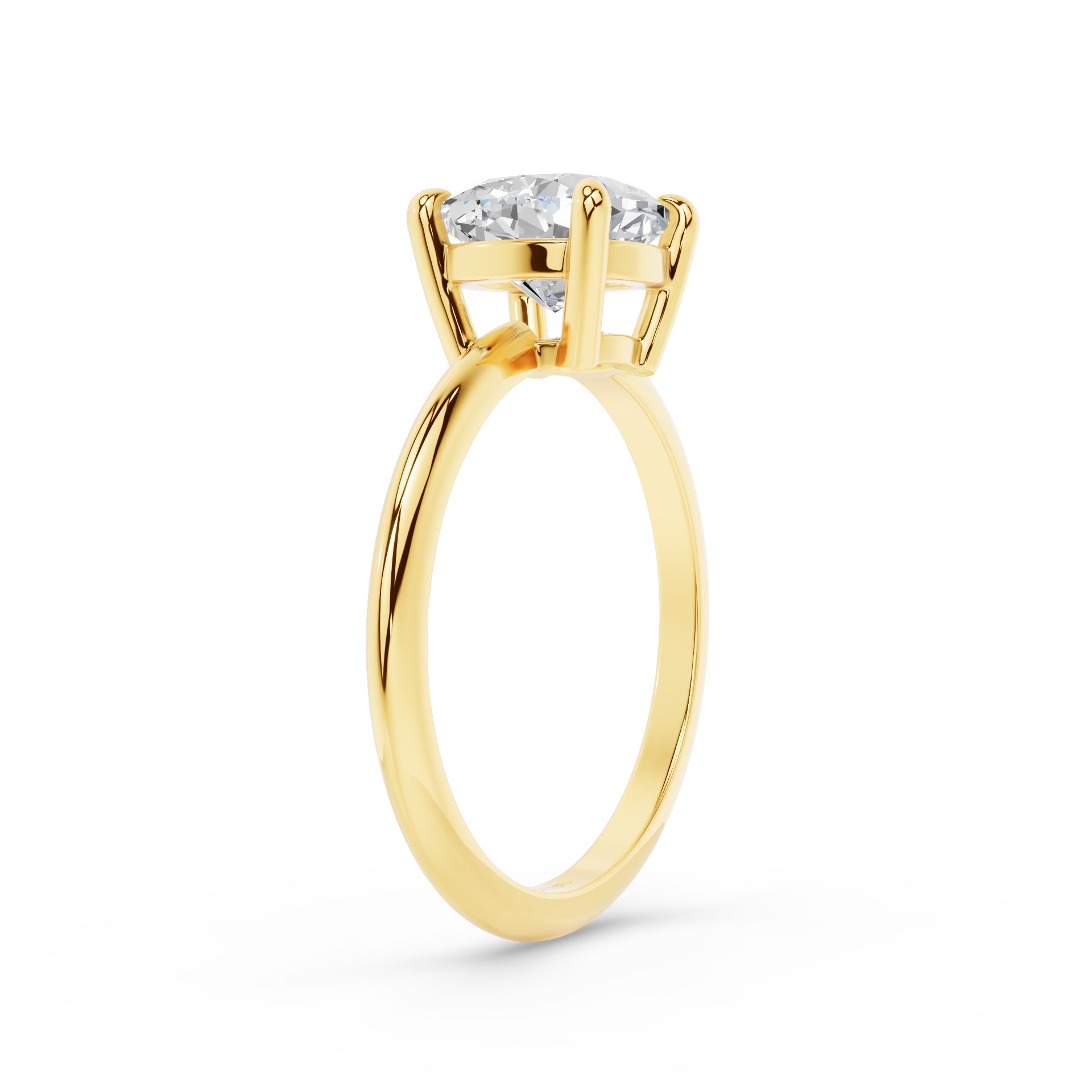 Cushion Cut Lab Grown Diamond Engagement Ring