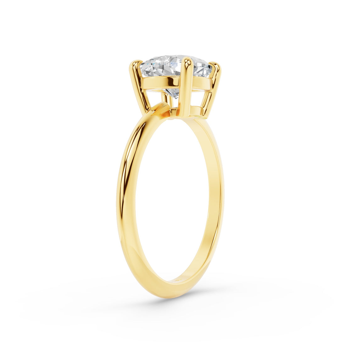Cushion Cut Lab Grown Diamond Engagement Ring
