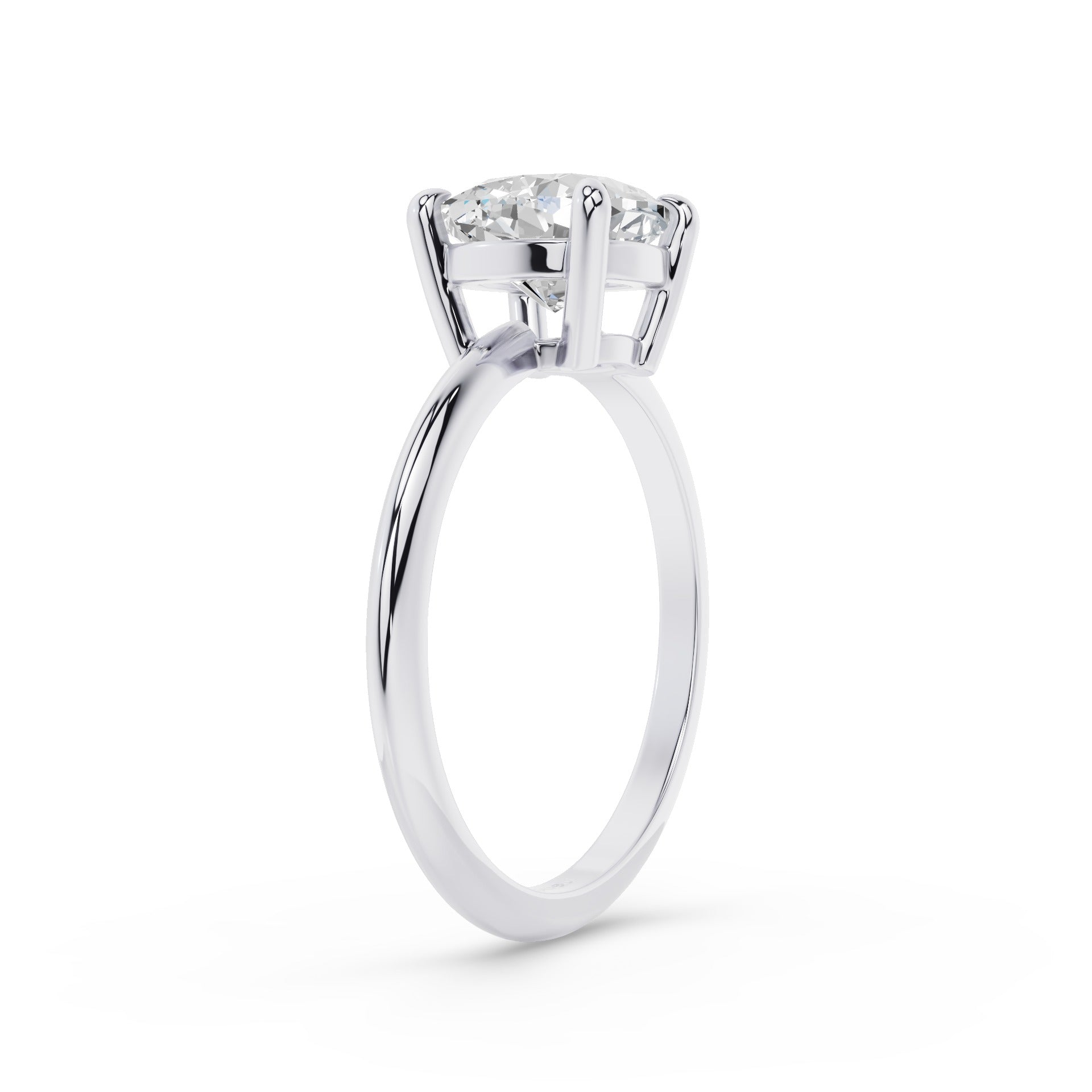 Cushion Cut Lab Grown Diamond Engagement Ring