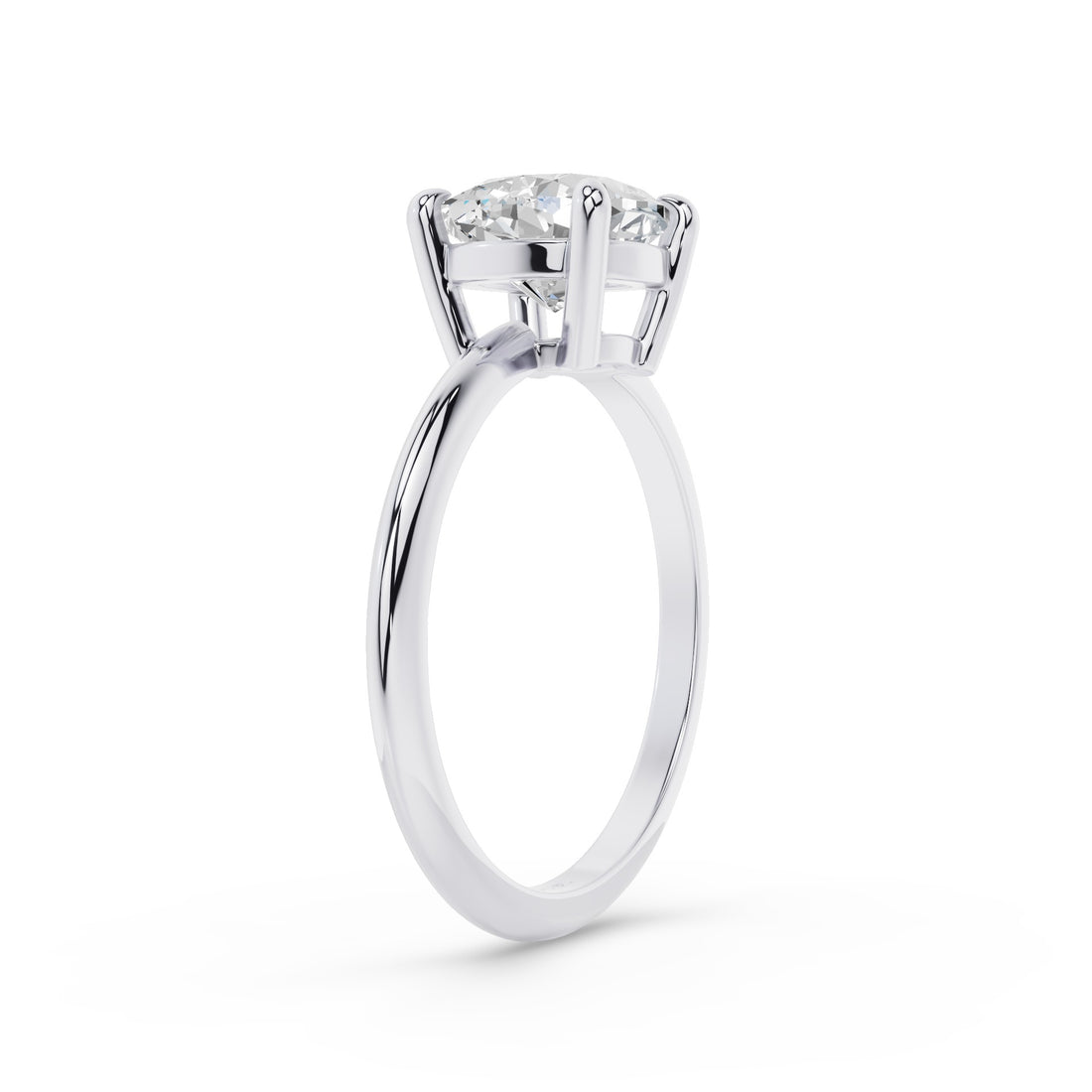 Cushion Cut Lab Grown Diamond Engagement Ring