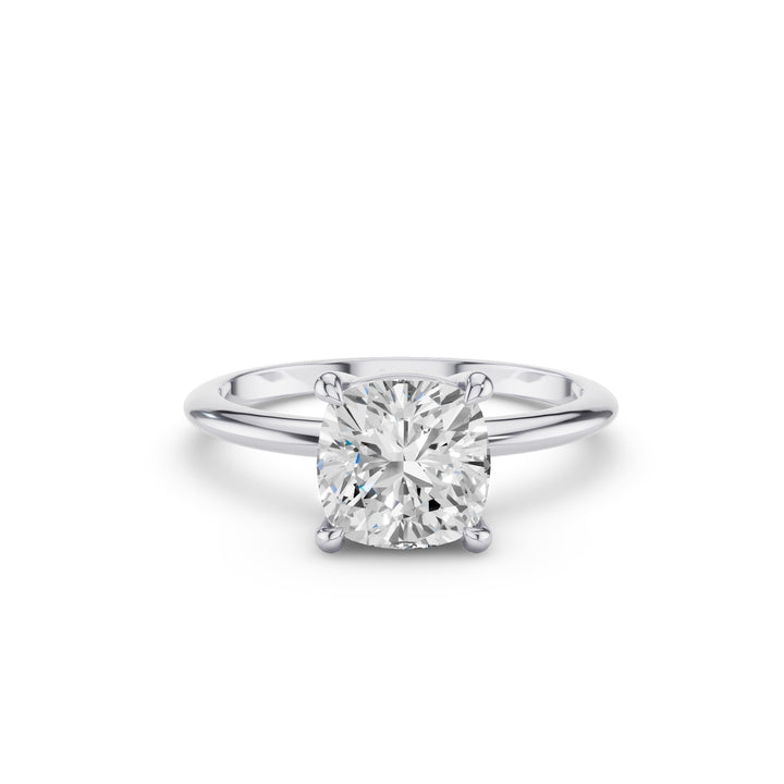 Cushion Cut Lab Grown Diamond Engagement Ring