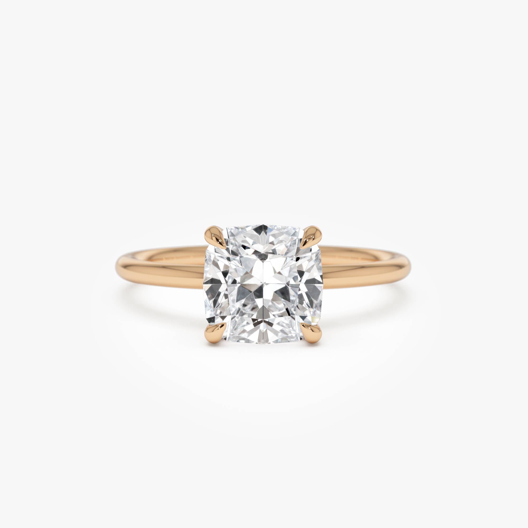 Cushion Cut Lab Grown Diamond Engagement Ring
