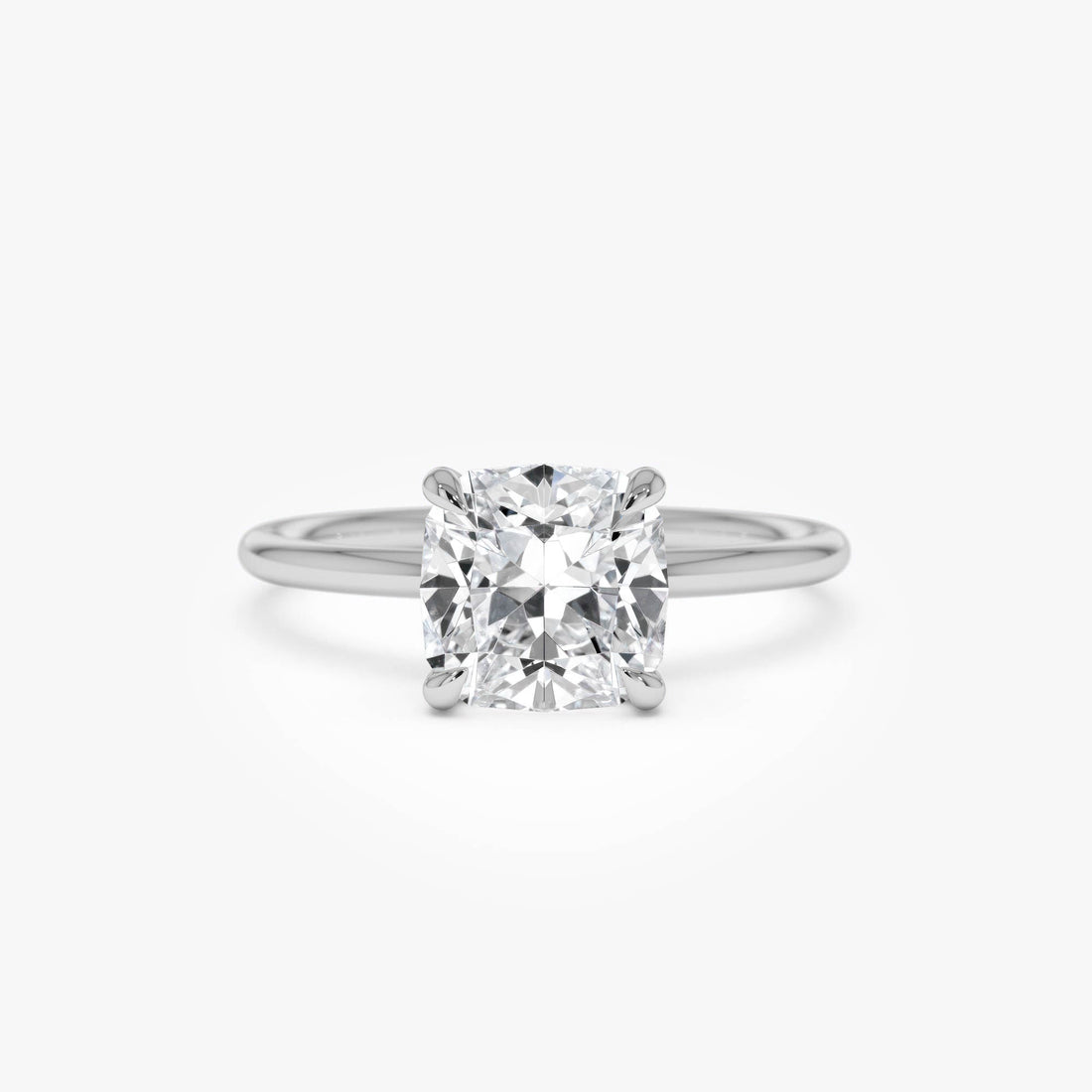 Cushion Cut Lab Grown Diamond Engagement Ring