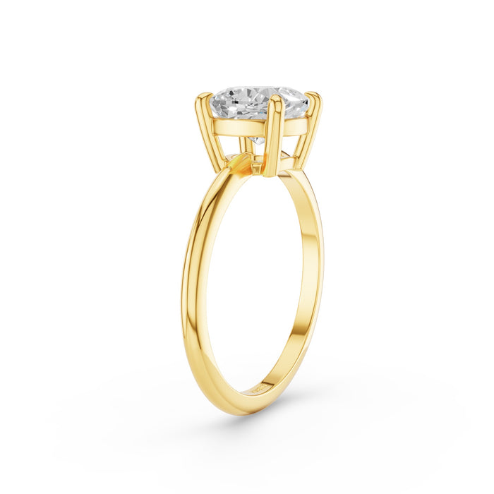 Cushion Cut Lab Grown Diamond Engagement Ring