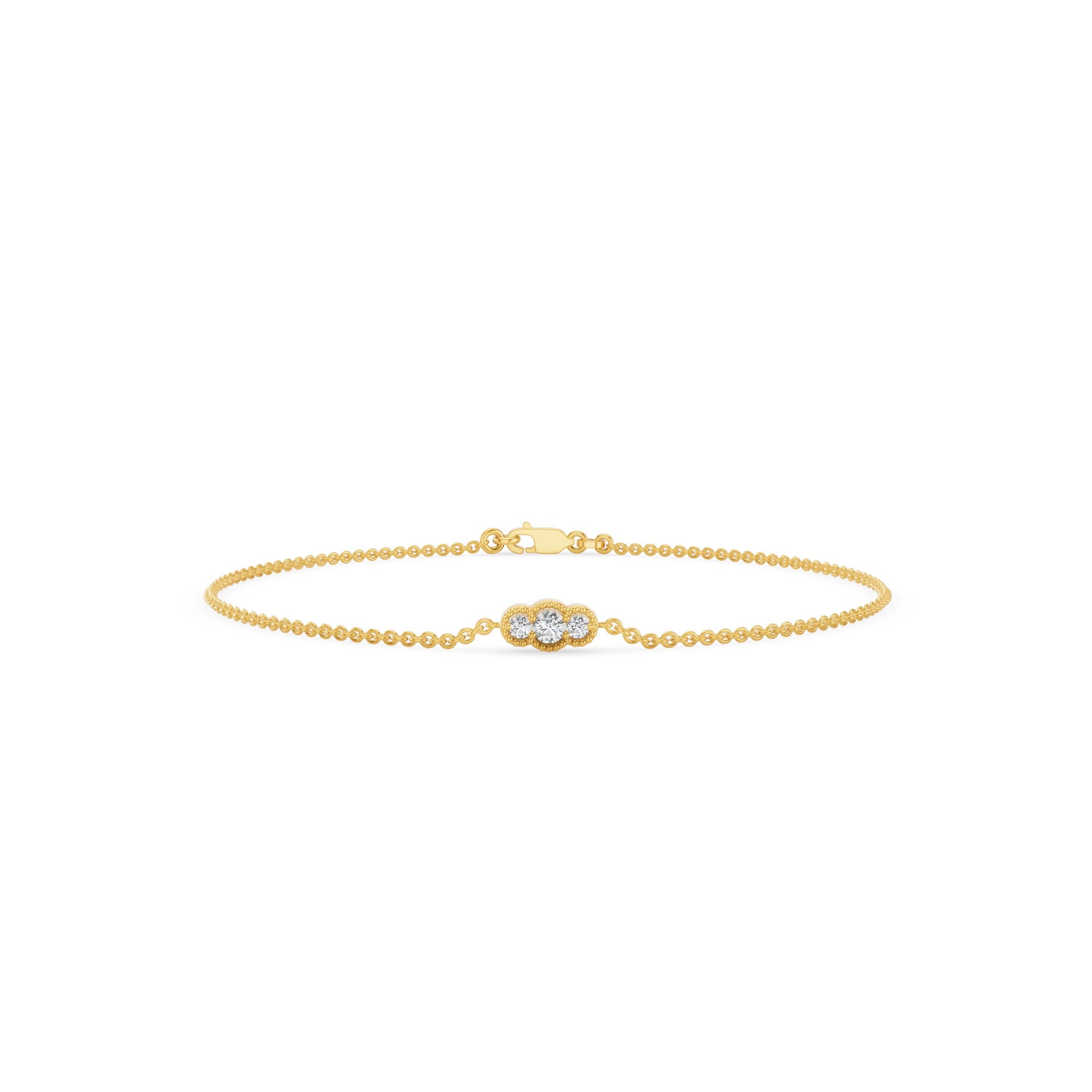 Dainty Art Deco Diamond Bracelet