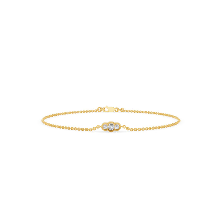 Dainty Art Deco Diamond Bracelet