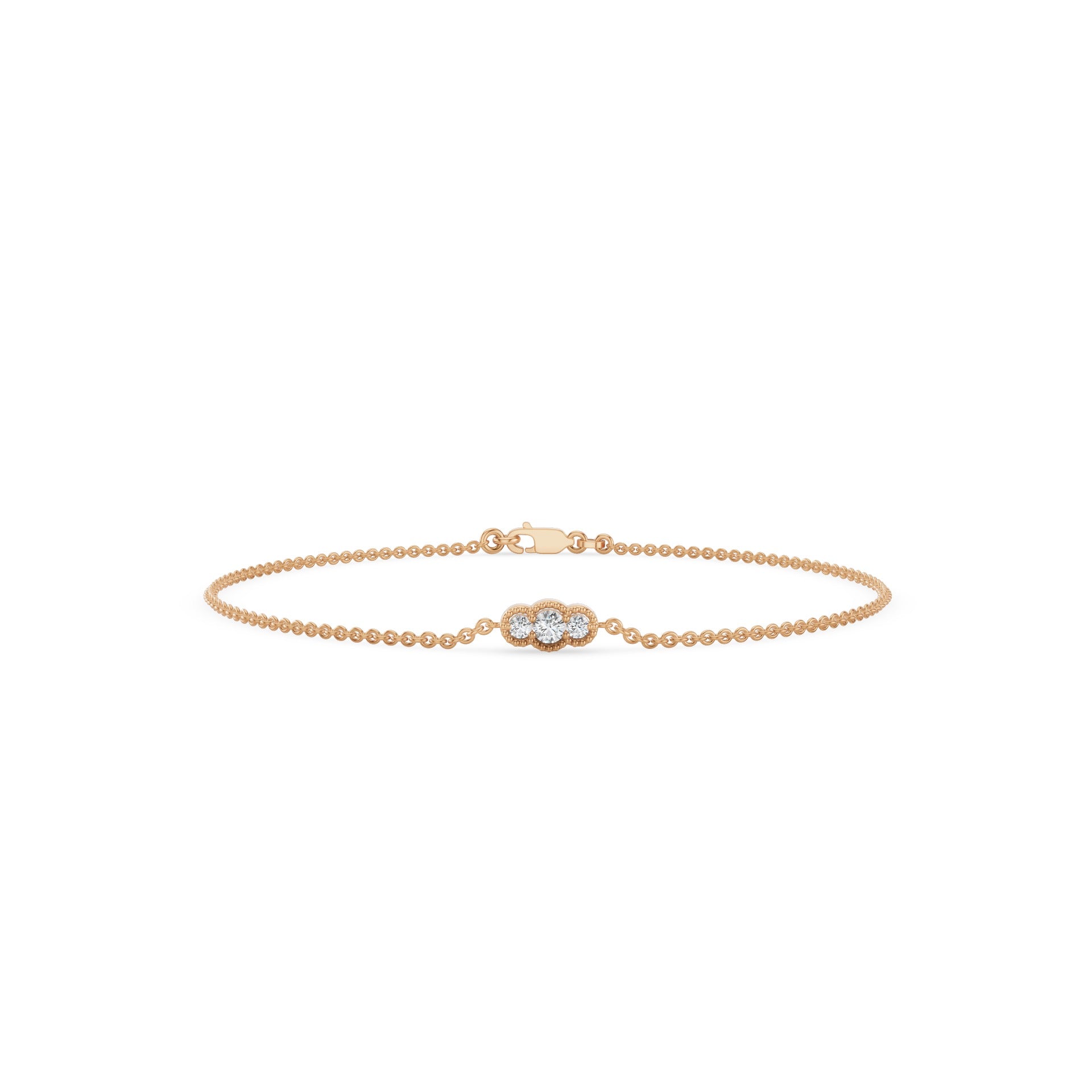Dainty Art Deco Diamond Bracelet