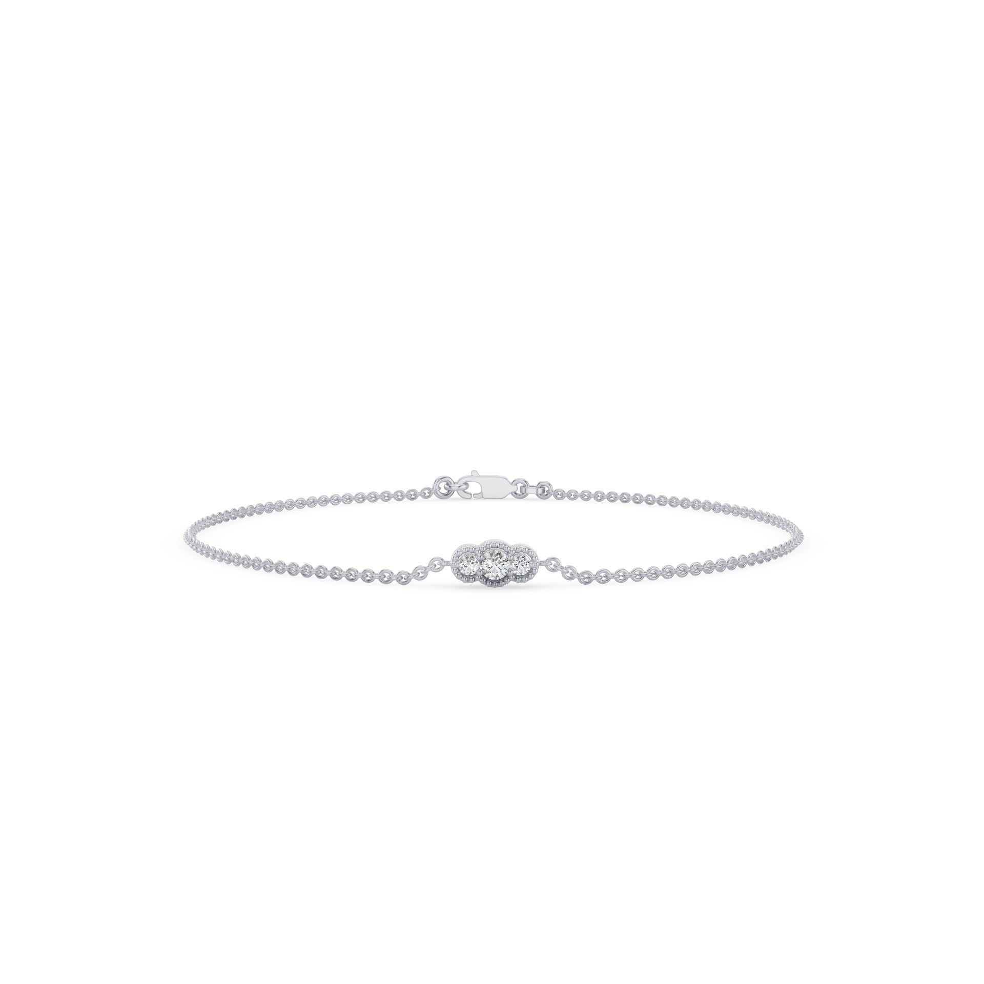 Dainty Art Deco Diamond Bracelet
