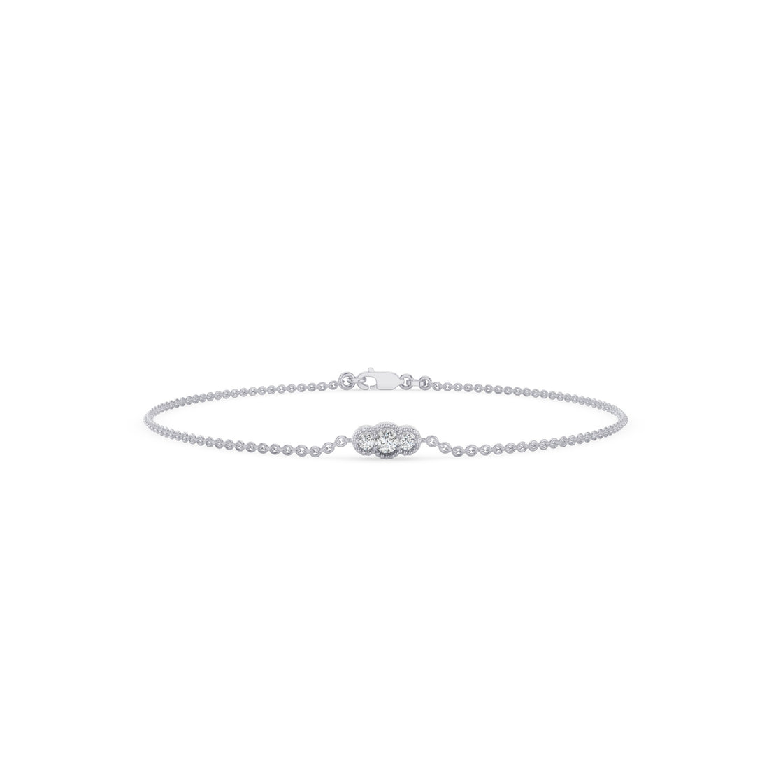 Dainty Art Deco Diamond Bracelet