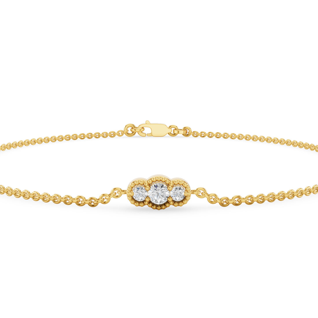 Dainty Art Deco Diamond Bracelet