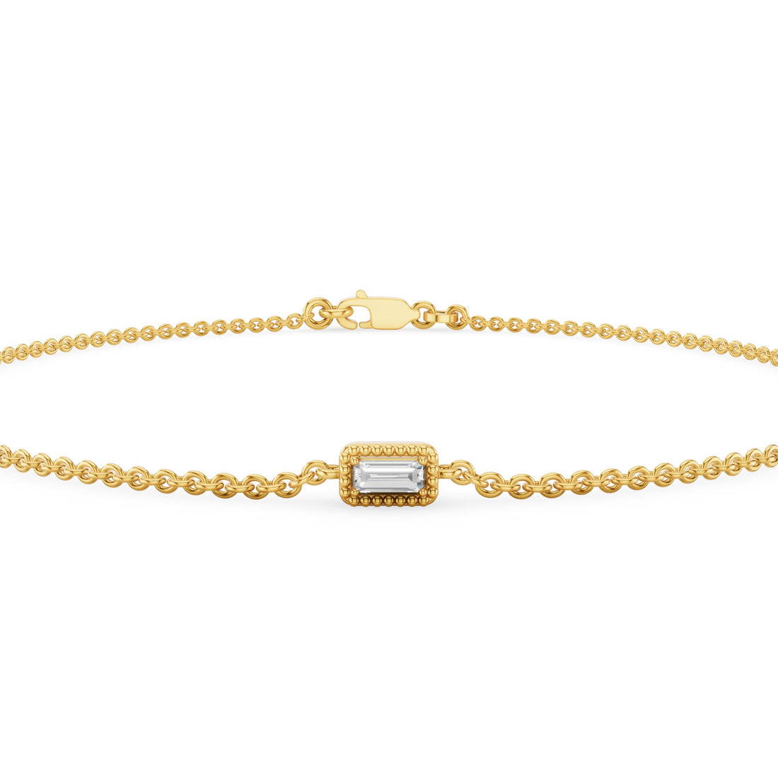 Dainty Baguette Diamond Bracelet