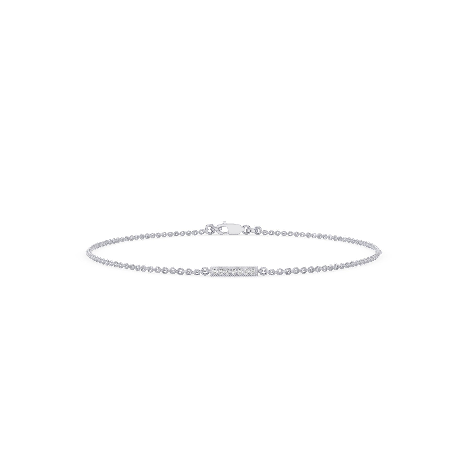 Dainty Diamond Bar Bracelet