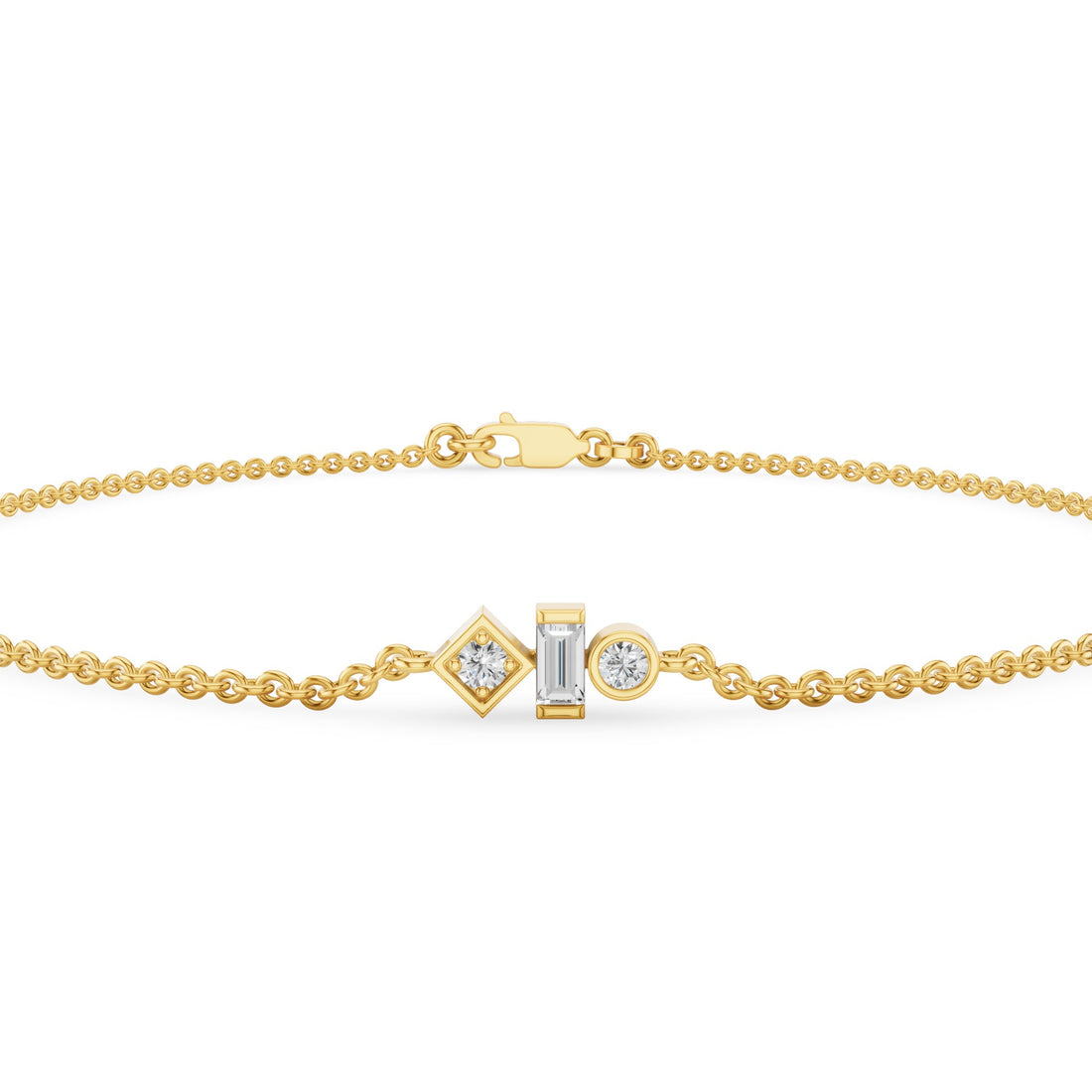 Dainty Diamond Trio Bracelet