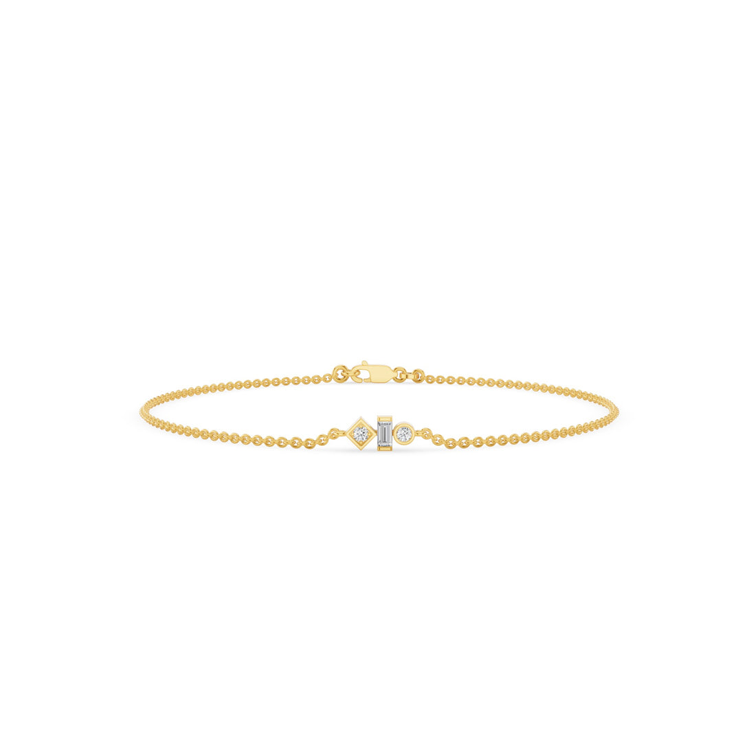 Dainty Diamond Trio Bracelet