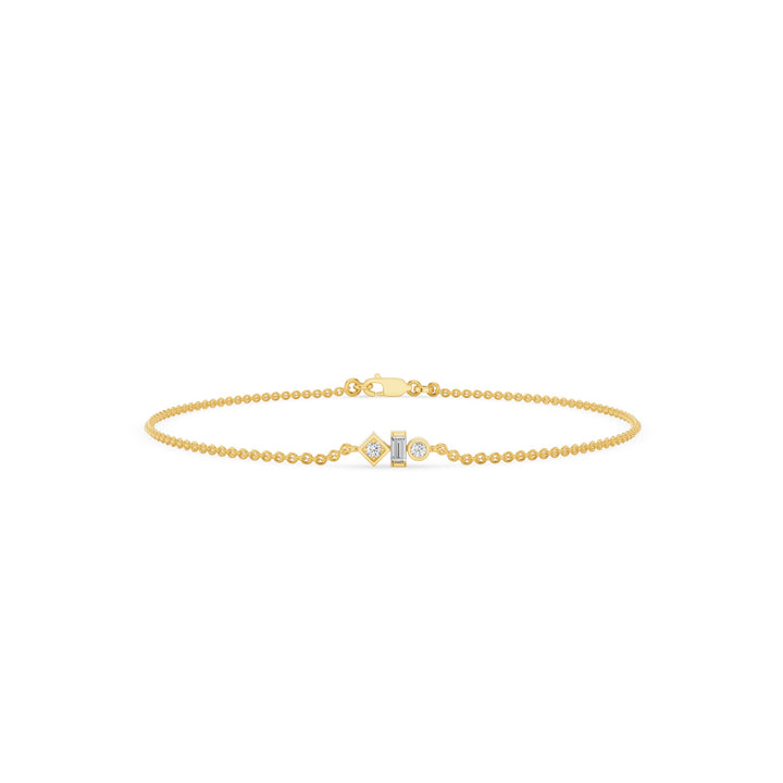 Dainty Diamond Trio Bracelet