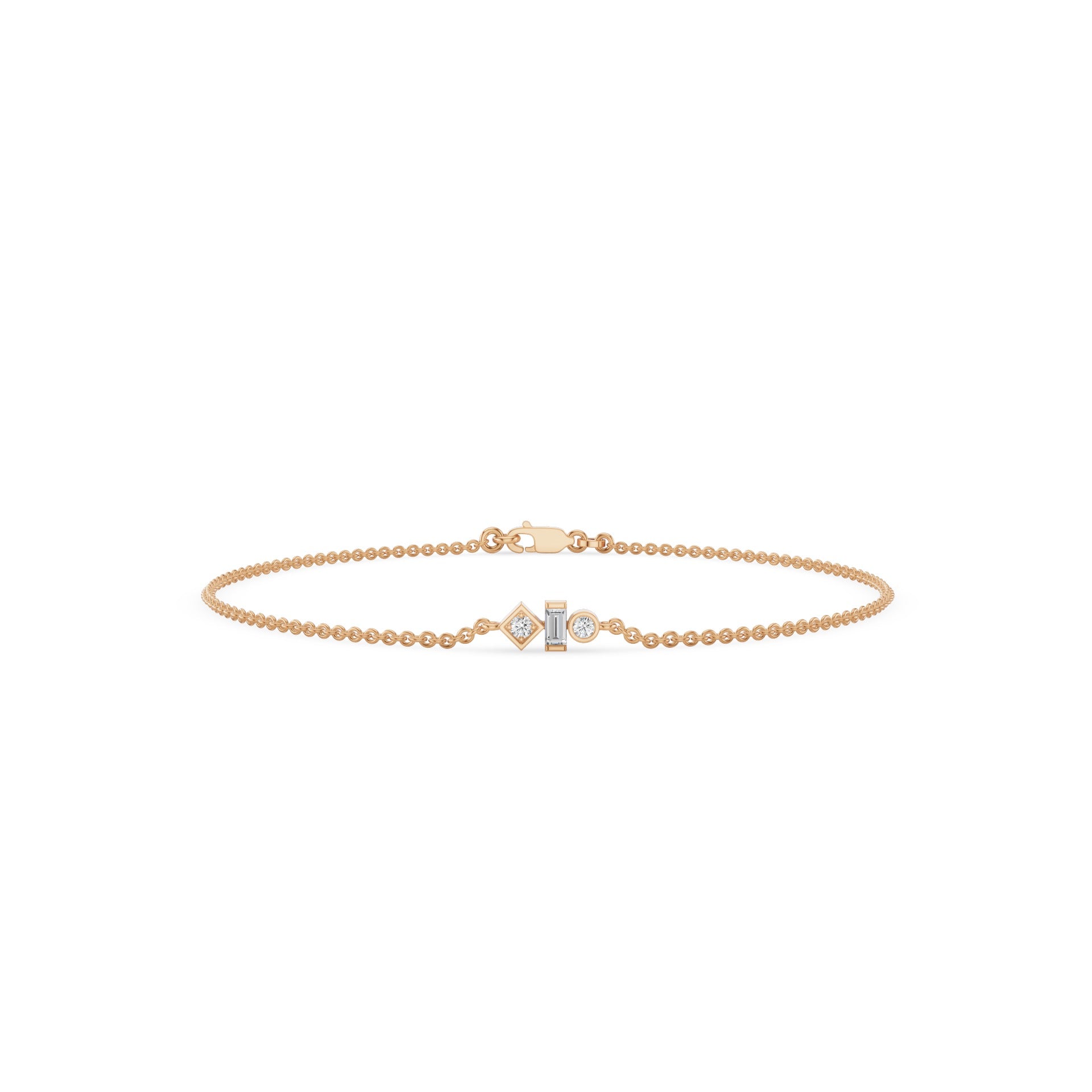 Dainty Diamond Trio Bracelet