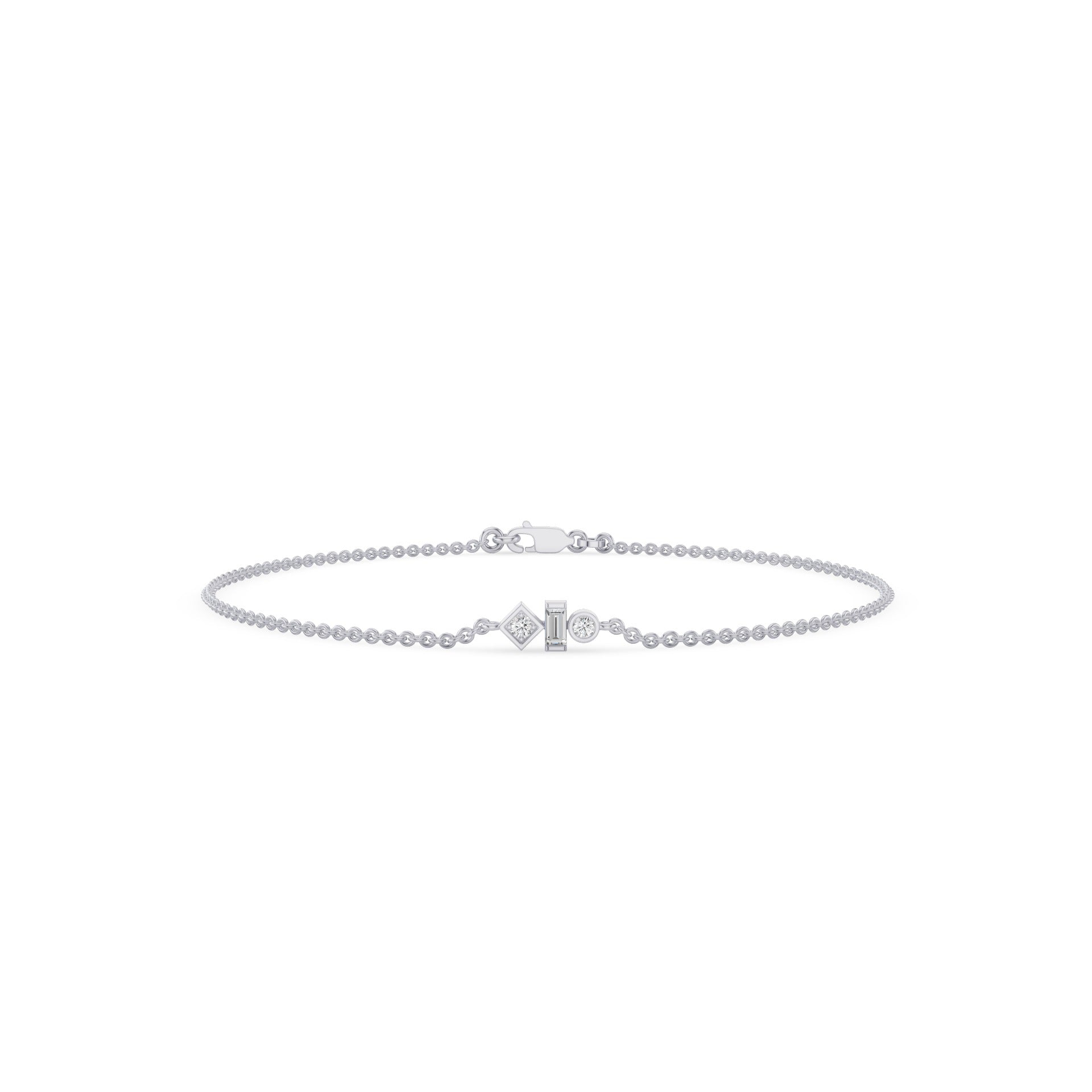 Dainty Diamond Trio Bracelet