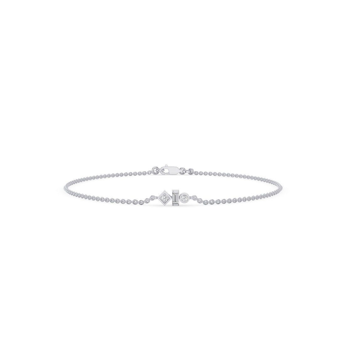 Dainty Diamond Trio Bracelet