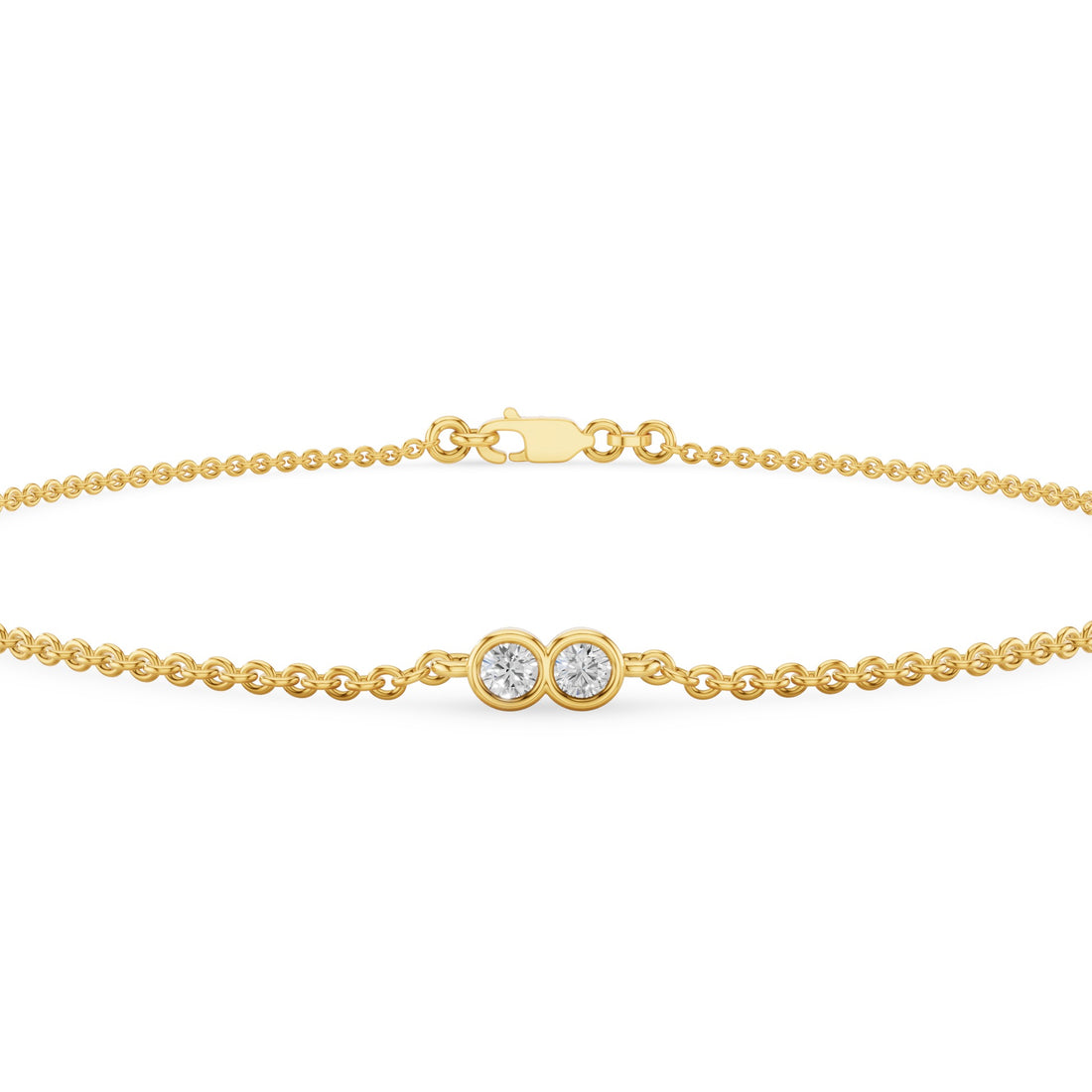 Dainty Six Stone Diamond Bracelet