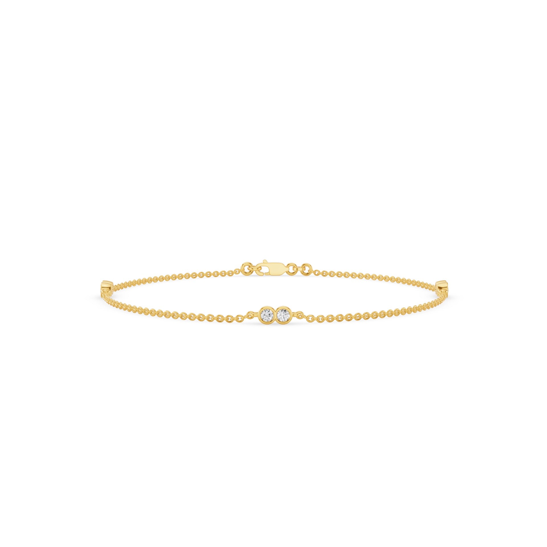 Dainty Six Stone Diamond Bracelet