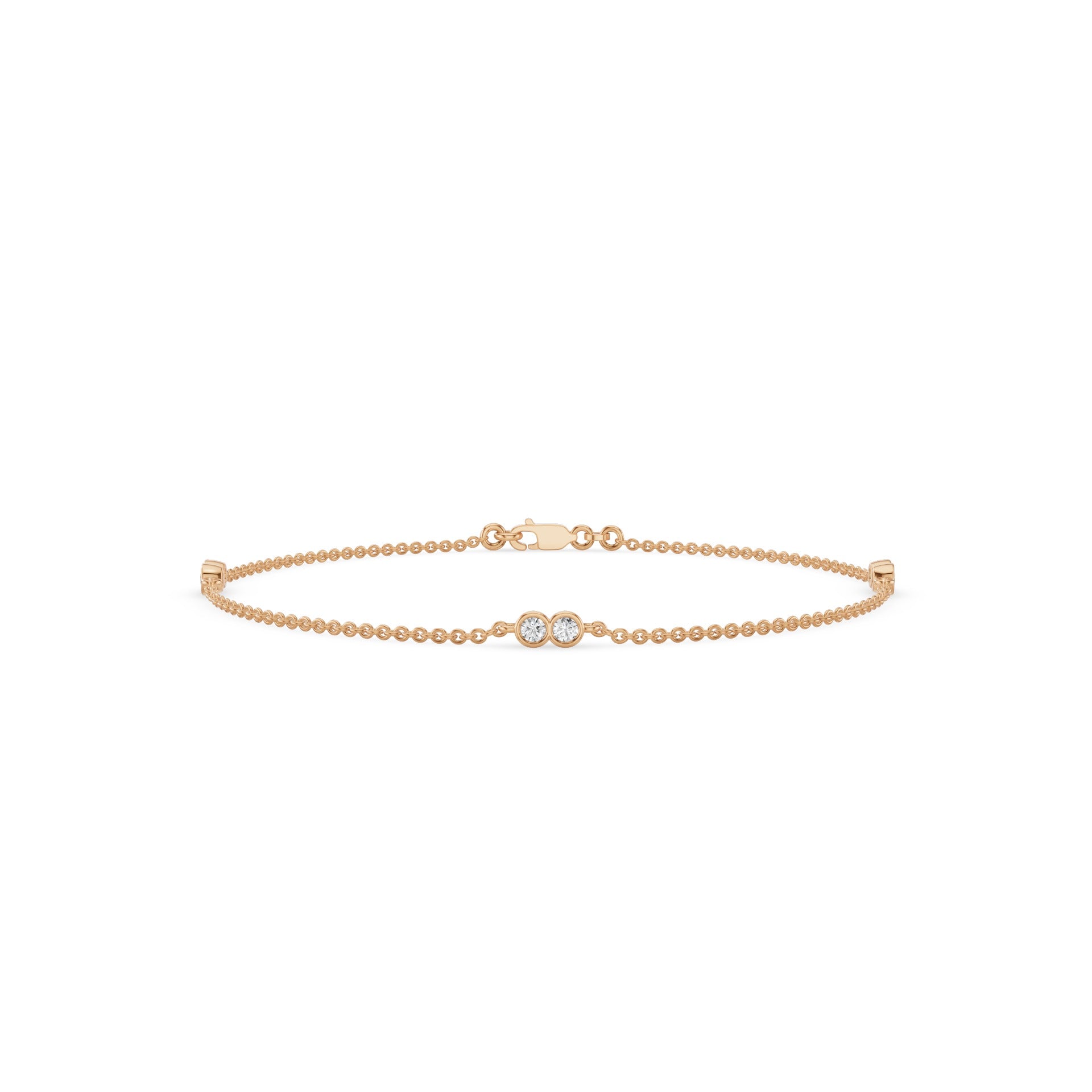 Dainty Six Stone Diamond Bracelet