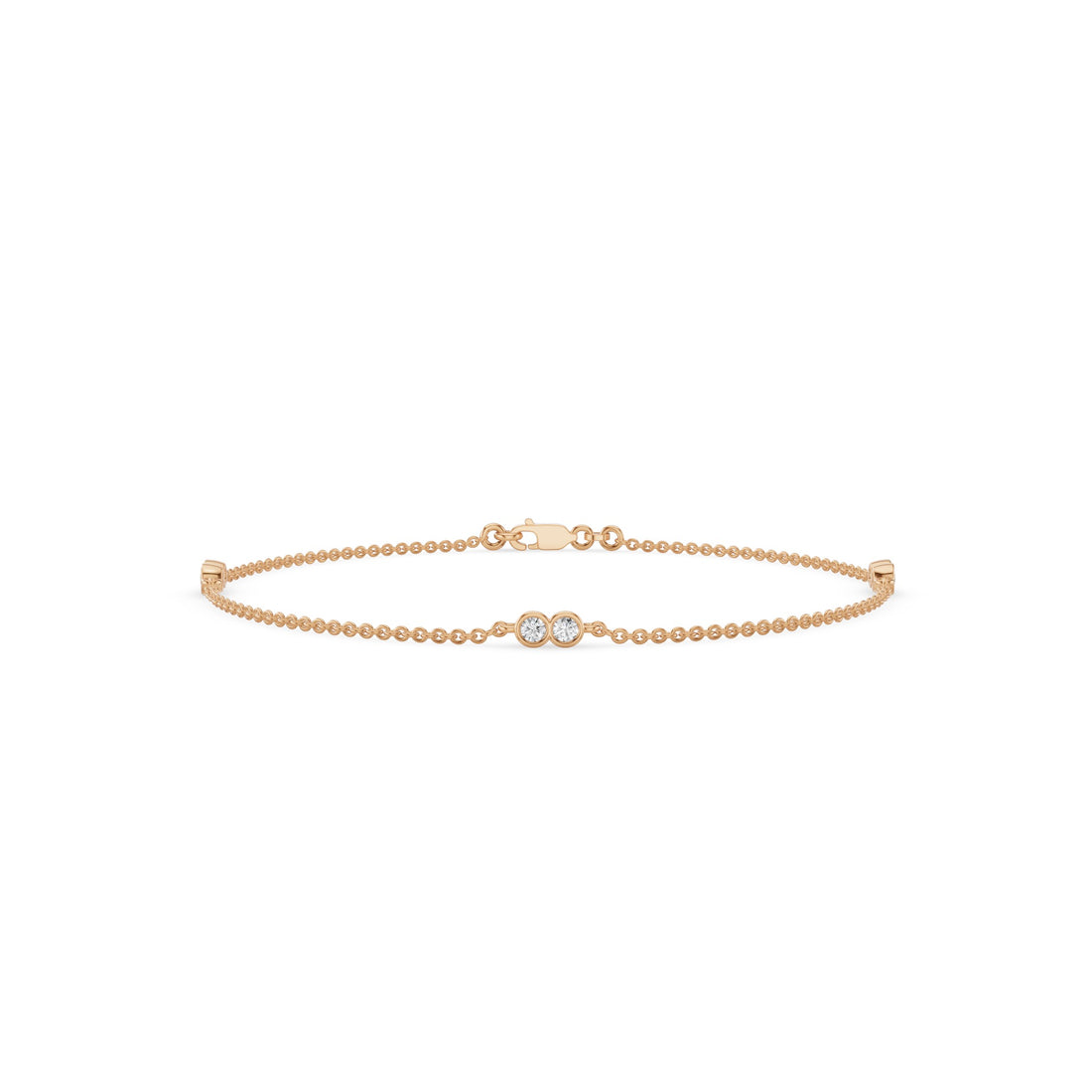 Dainty Six Stone Diamond Bracelet
