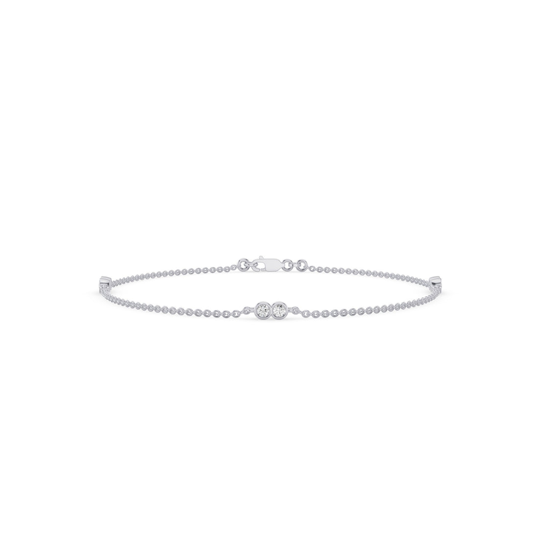 Dainty Six Stone Diamond Bracelet