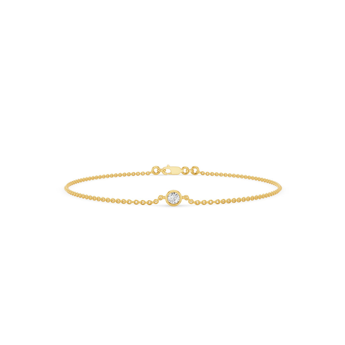 Dainty Solitaire Diamond Bracelet