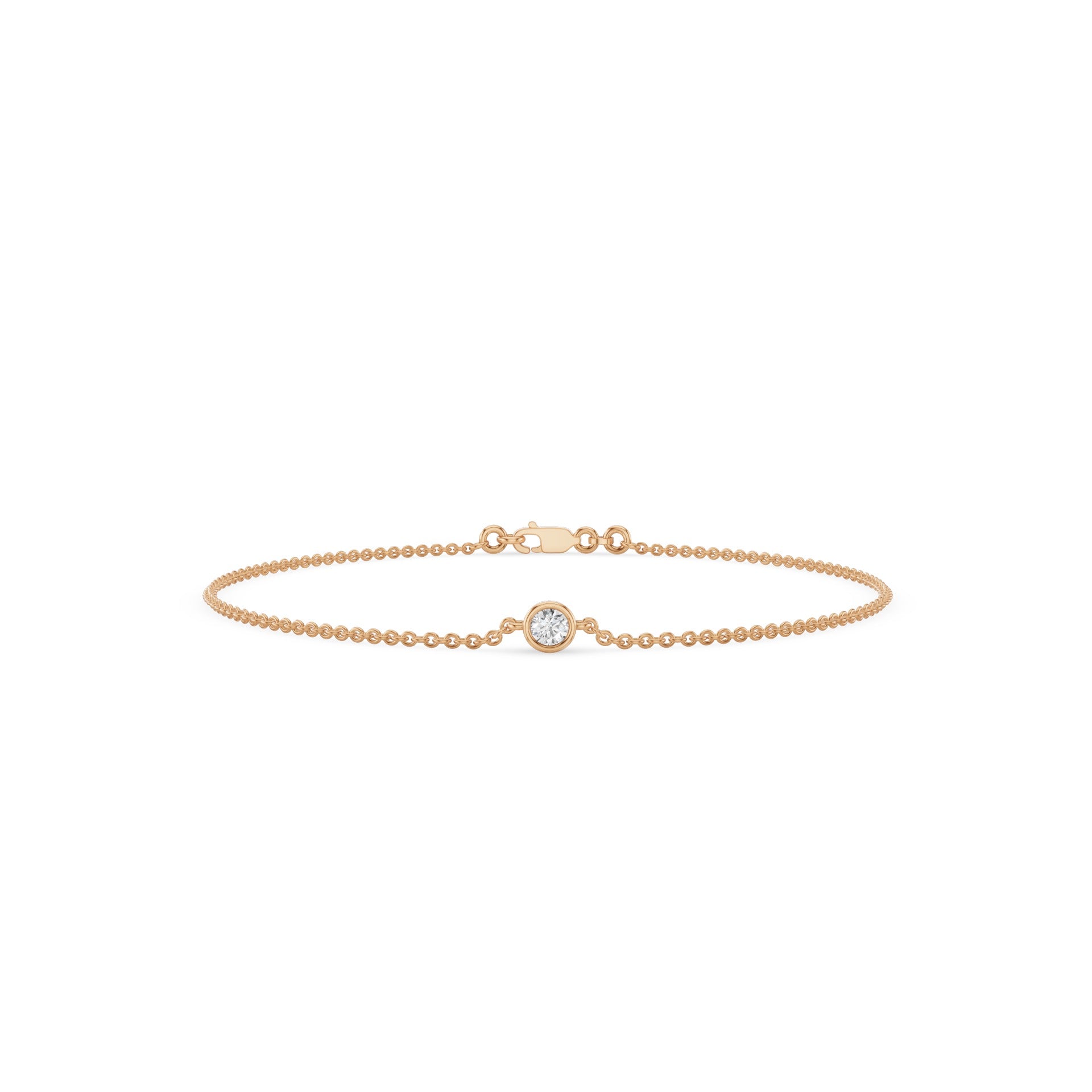 Dainty Solitaire Diamond Bracelet