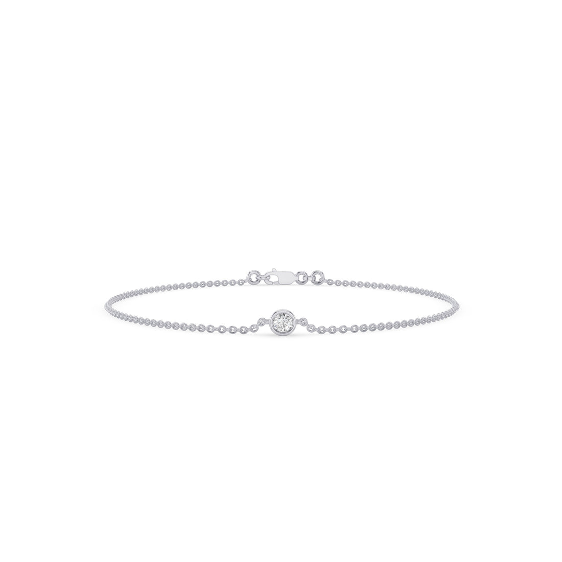 Dainty Solitaire Diamond Bracelet